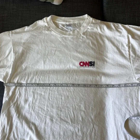 Champion CNNSI Interactive‎ T Shirt Mens XL White Logo Tee - Picture 4 of 5